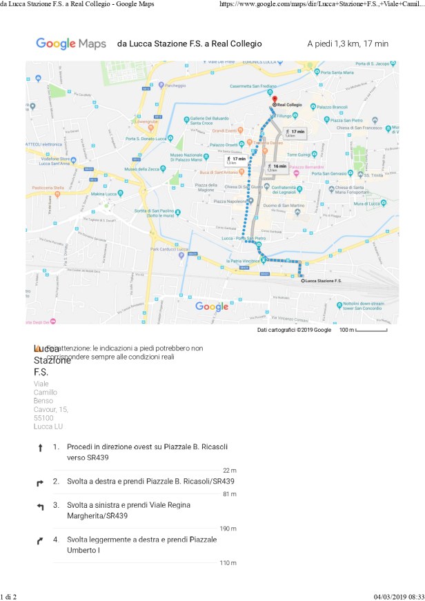 da Lucca Stazione F.S. a Real Collegio - Google Maps_page-0001